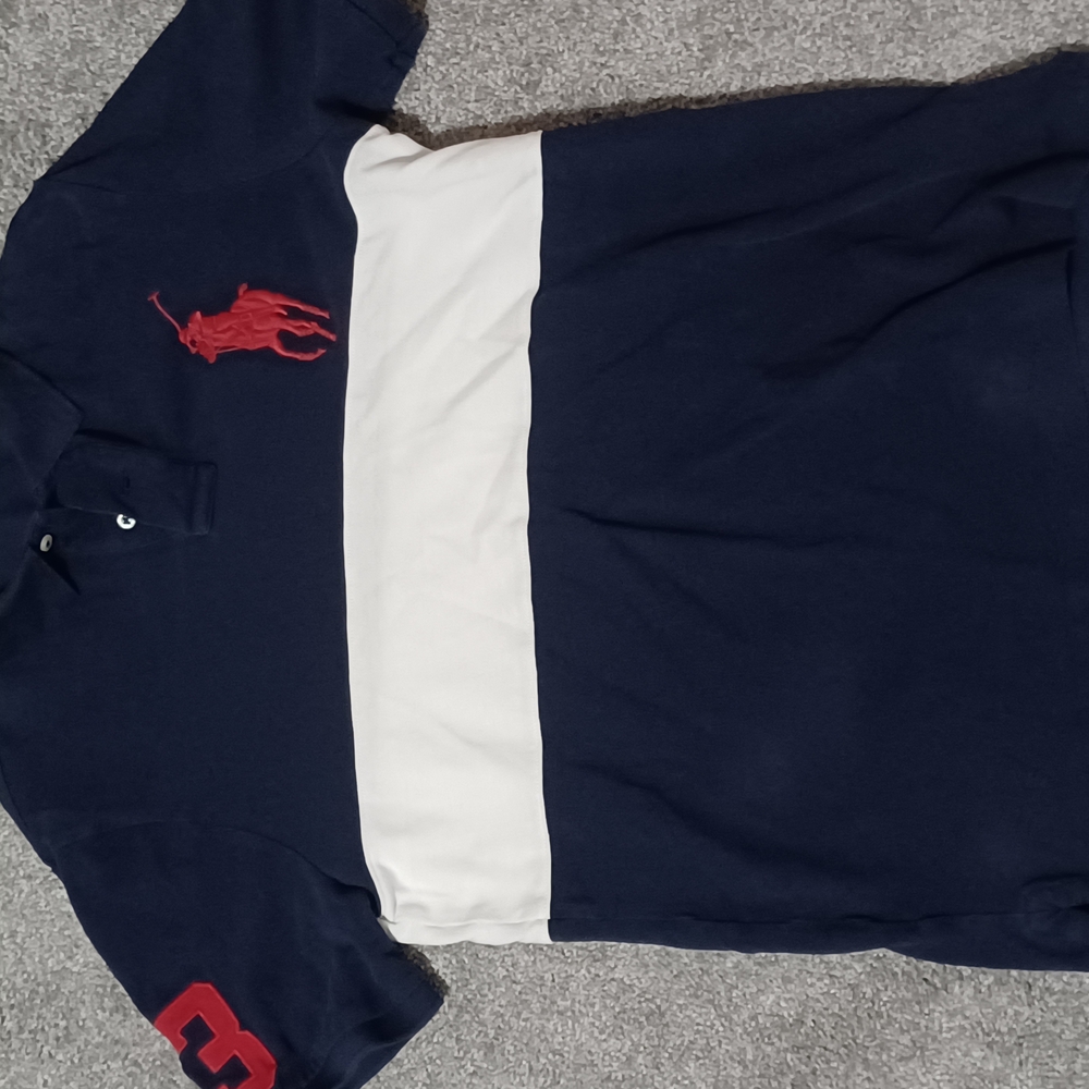 Polo by Ralph Lauren Navy and White Shirt